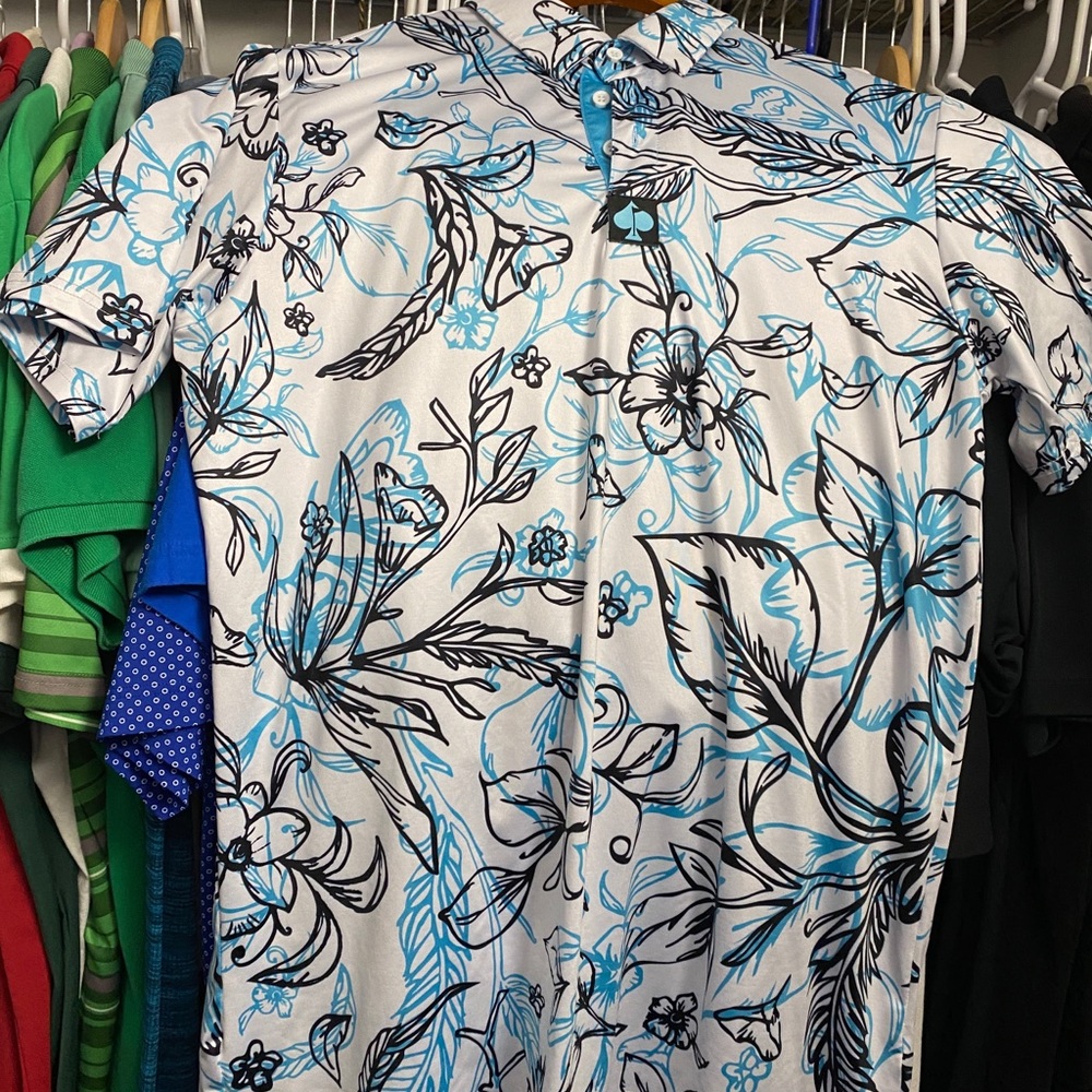 Pins and aces golf polo